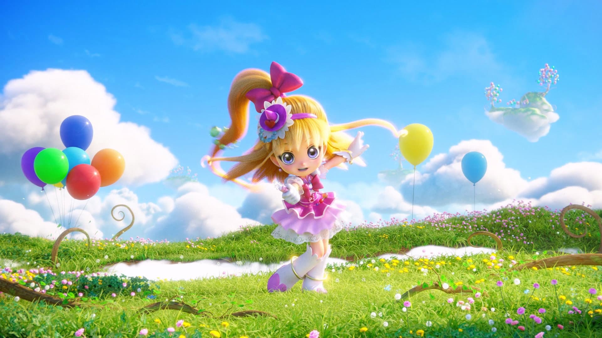 Cure Miracle and Mofurun's Magic Lesson