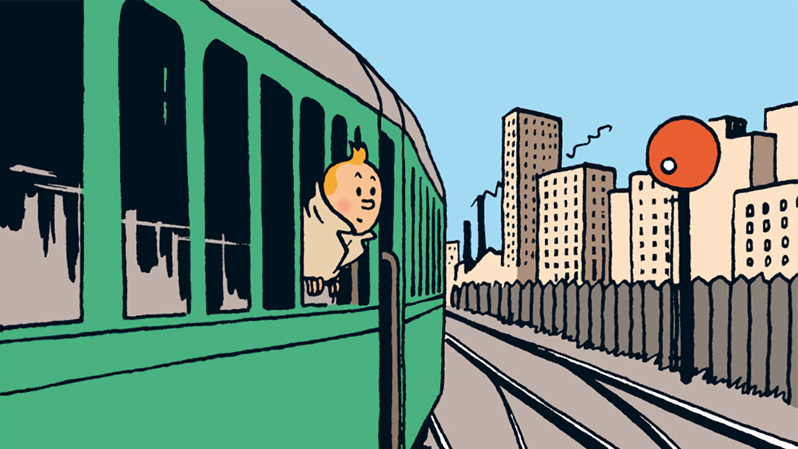 Tintin in America