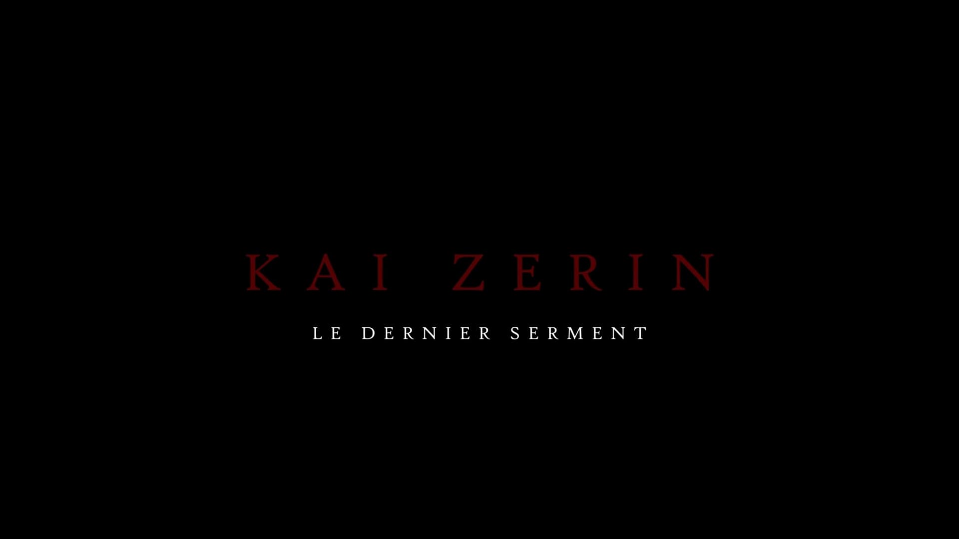 Kai zerin le dernier serrement