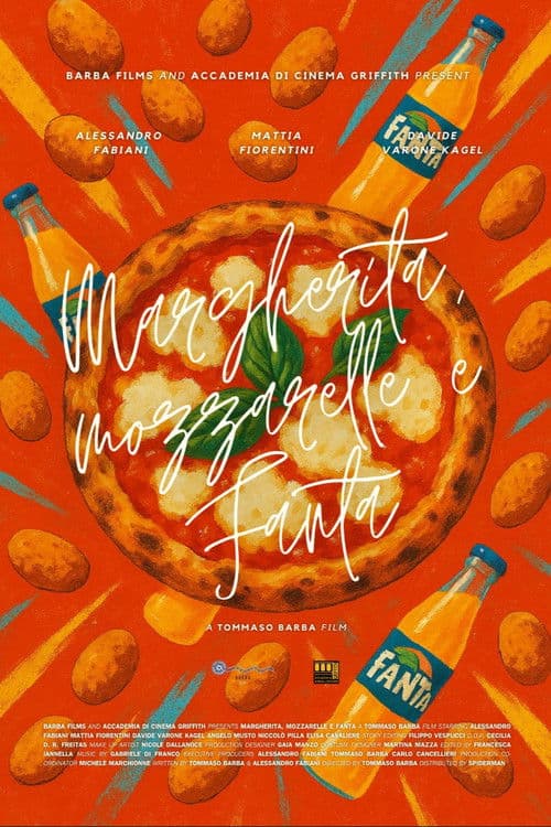 Margherita, mozzarelle and Fanta