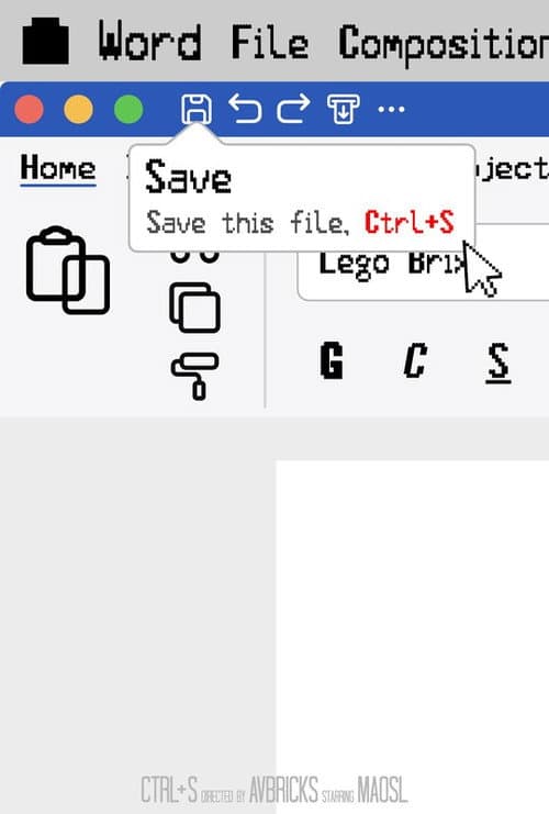 CTRL+S